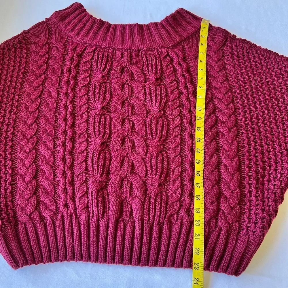 Anthropologie Melissa Cable Knit Chunky Sweater - Picture 5 of 9